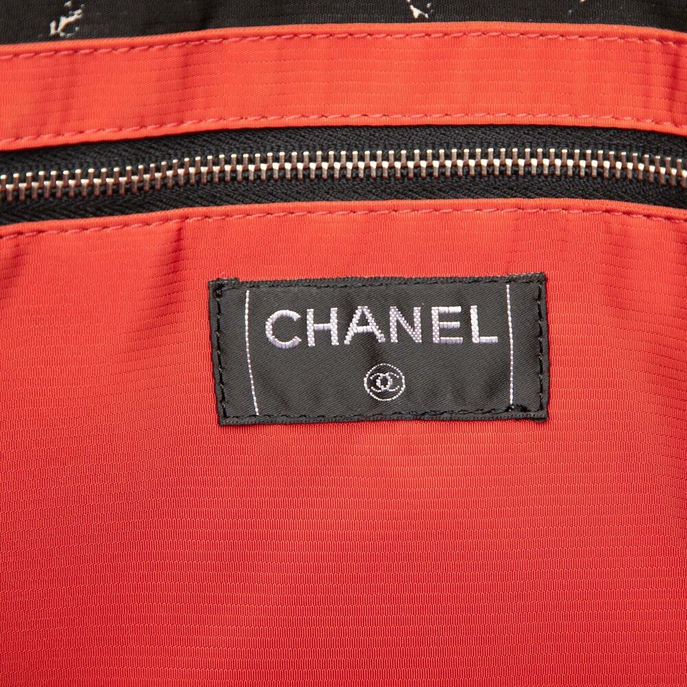 Pre-Loved Chanel Old Travel Line Nylon Tote View 5